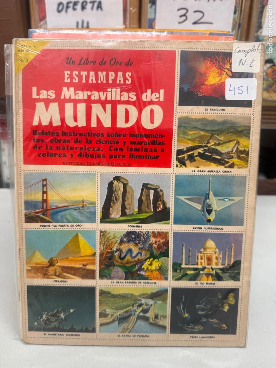 C&oacute;mics: EL LIBRO DE ORO DE LAS ESTAMPAS LAS MARAVILLAS DEL MUNDO - Foto 1