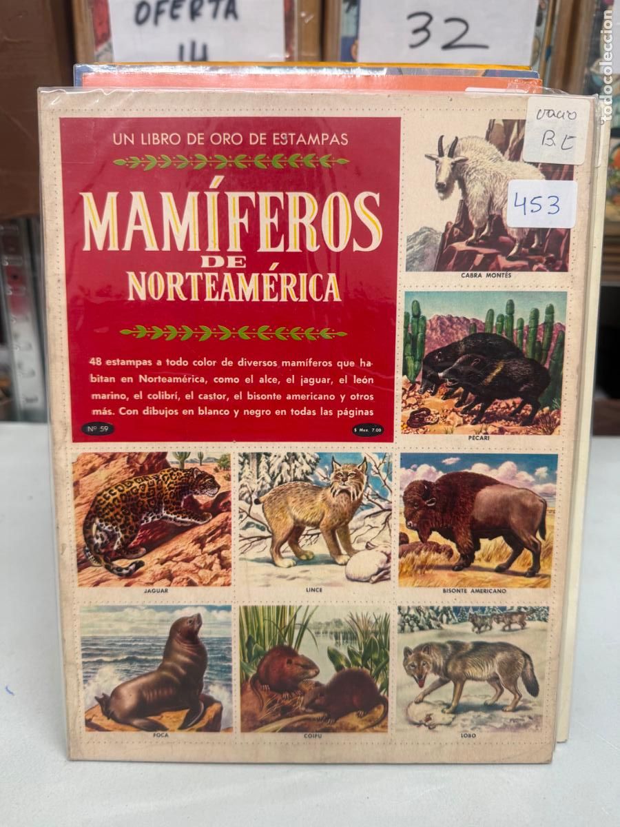 C&oacute;mics: EL LIBRO DE ORO DE LAS ESTAMPAS MAMIFEROS DE NORTEAMERICA - VACIO