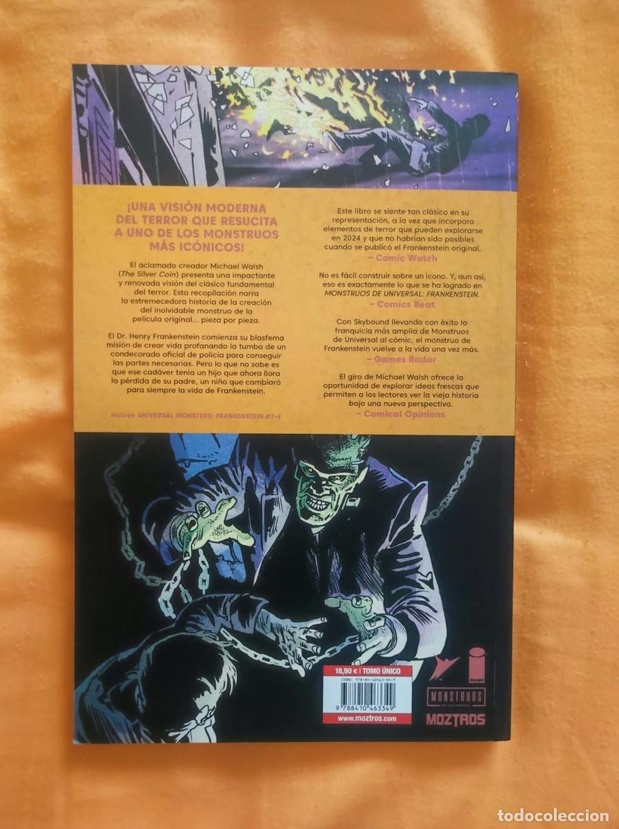 C&oacute;mics: MONSTRUOS DE LA UNIVERSAL: FRANKENSTEIN, de Michael Walsh - Foto 2