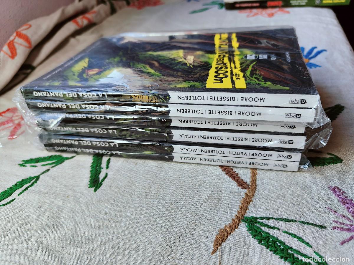 C&oacute;mics: La Cosa del Pantano. Tomos 1-6. Alan Moore. ECC. DC Comics Black Label.
