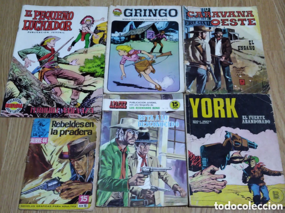 Fumetti: Seis comics antiguos del Oeste
