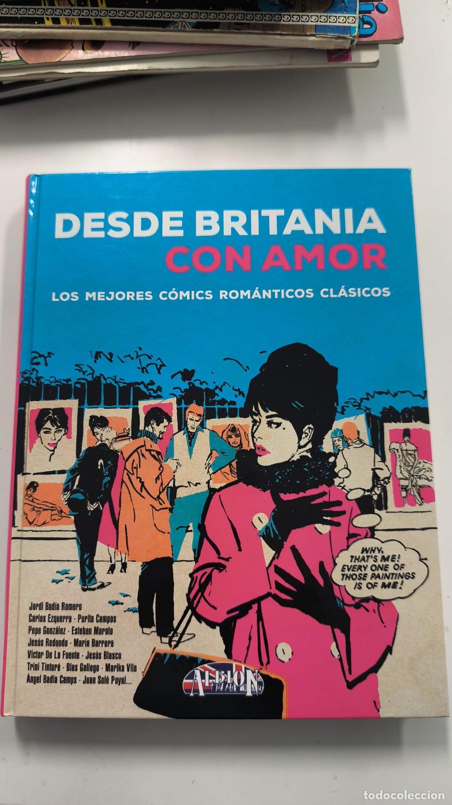 C&oacute;mics: DESDE BRITANIA CON AMOR. LOS MEJORES COMICS ROM&Aacute;NTICOS CL&Aacute;SICOS. DOLMEN, 2023.