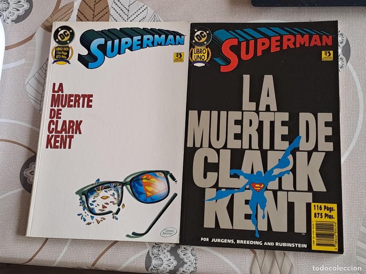 C&oacute;mics: Superman, la muerte de Clark Kent completa 2 n&uacute;meros, Zinco en buen estado