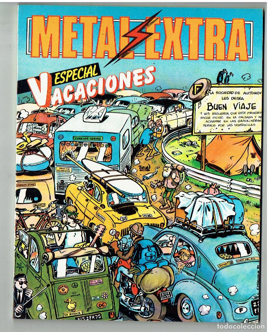 C&oacute;mics: METAL EXTRA. N&ordm; 4. ESPECIAL VACACIONES. EUROCOMIC, 1983.(B/A9)