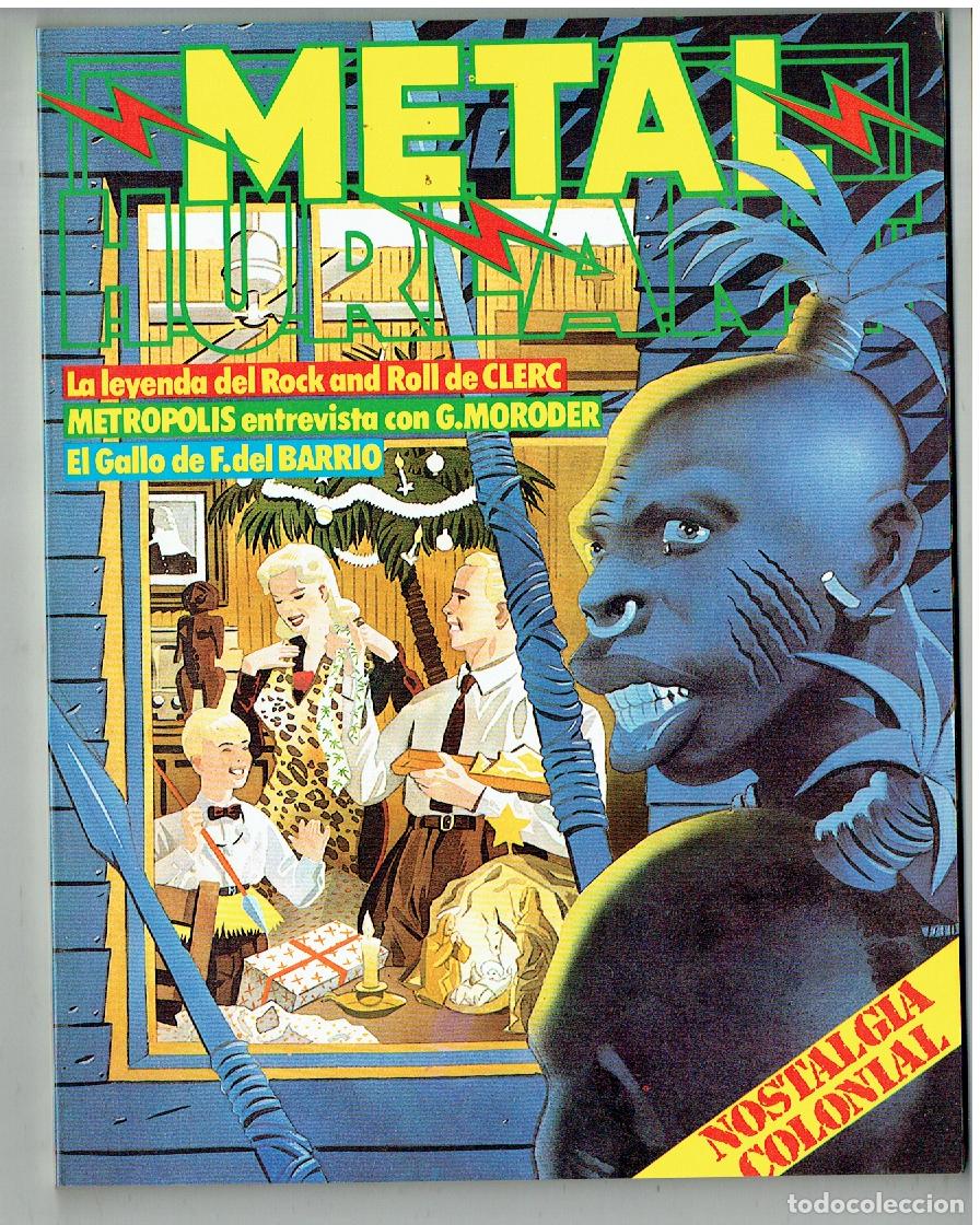 C&oacute;mics: METAL HURLANT. N&ordm; 31. LA LEYENDA DEL ROCK AND ROLL DE CLERC. EUROCOMIC. (B/A9)