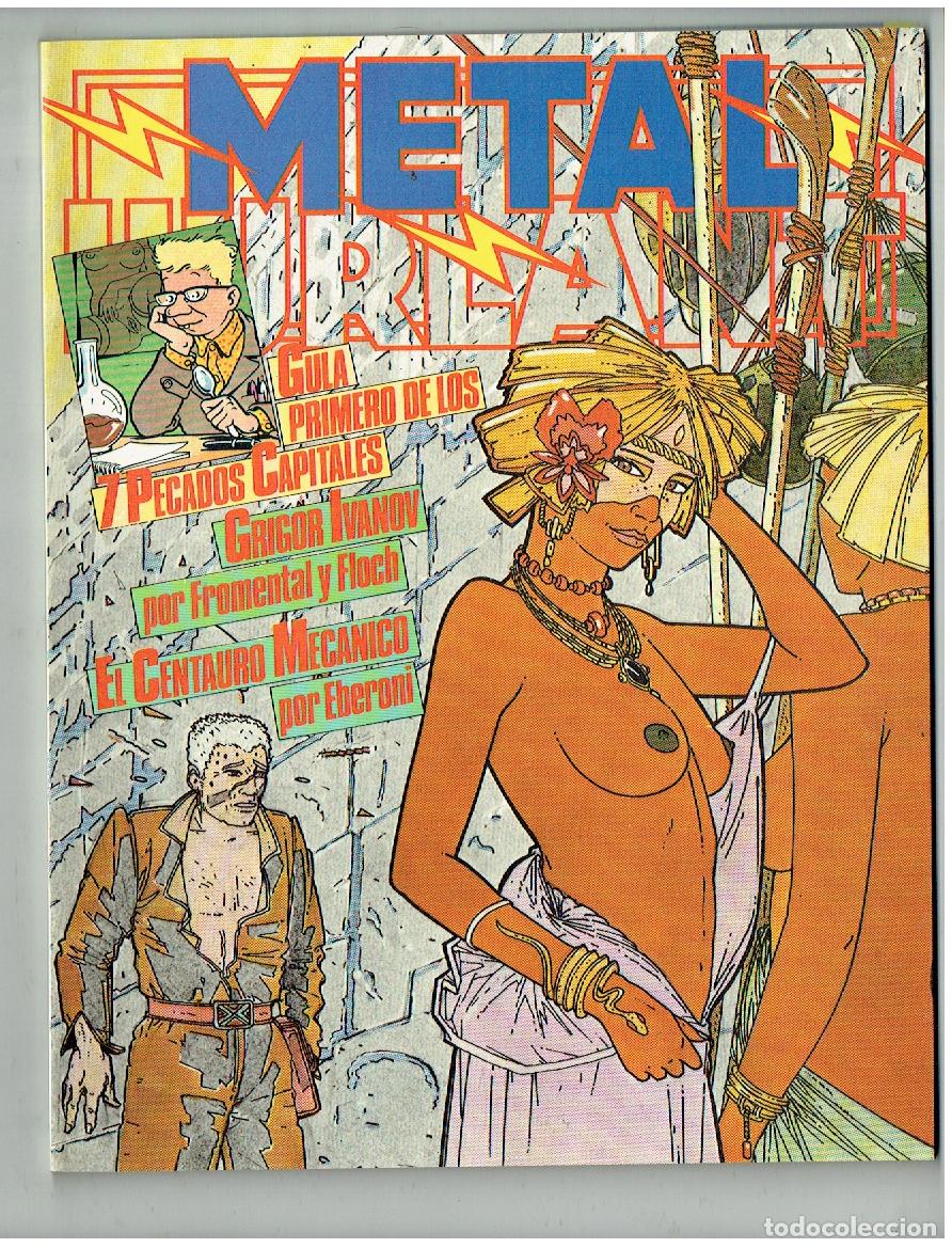 C&oacute;mics: METAL HURLANT. N&ordm; 25. GULA. PRIMERO DE LOS 7 PECADOS. EUROCOMIC. (B/A9)