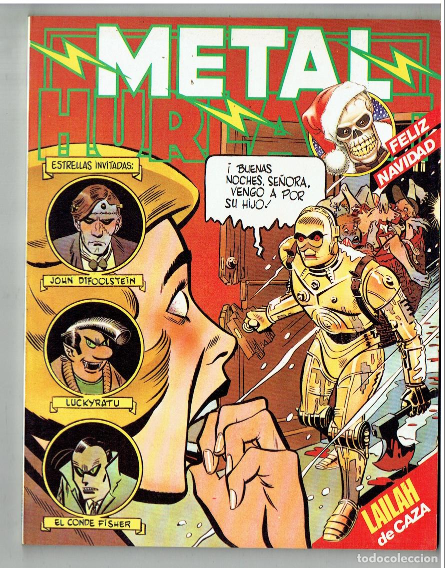C&oacute;mics: METAL HURLANT. N&ordm; 21. FELIZ NAVIDAD. LAILAH DE CAZA. EUROCOMIC. (B/A9)