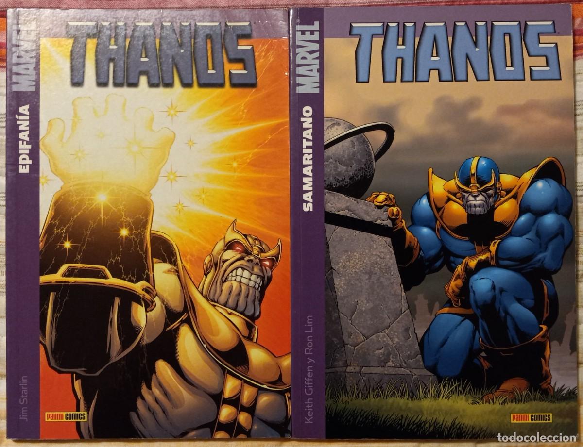 C&oacute;mics: Lote THANOS: ORIGEN + EPIFAN&Iacute;A + SAMARITANO (F&oacute;rum / Panini) - Foto 3
