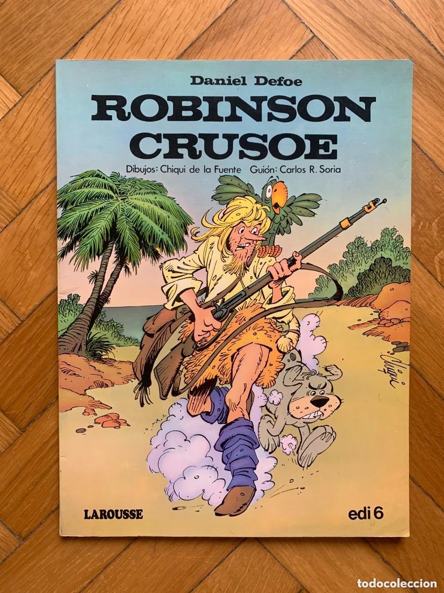 C&oacute;mics: Maravillas de la Literatura 6: Robinson Crusoe - Chiqui de la Fuente - Ejemplar sin uso