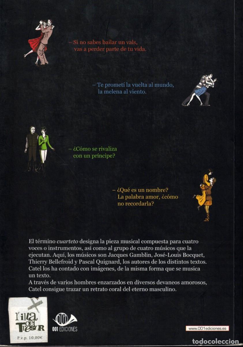 C&oacute;mics: Cuarteto - Catel - 001 Ediciones - Comic moderno - - Foto 2