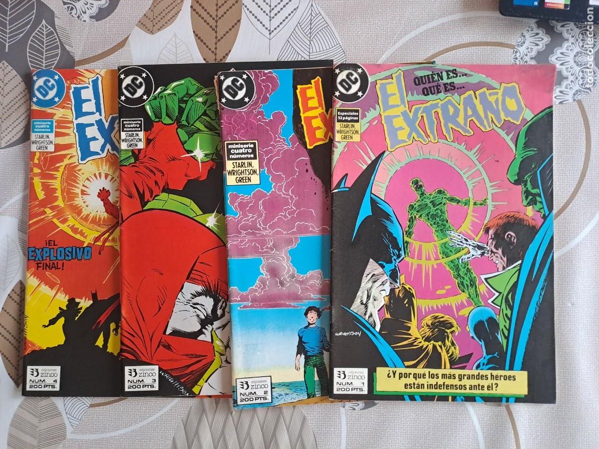 C&oacute;mics: El extra&ntilde;o completa 4 n&uacute;meros, Zinco en buen estado Bolsa DA