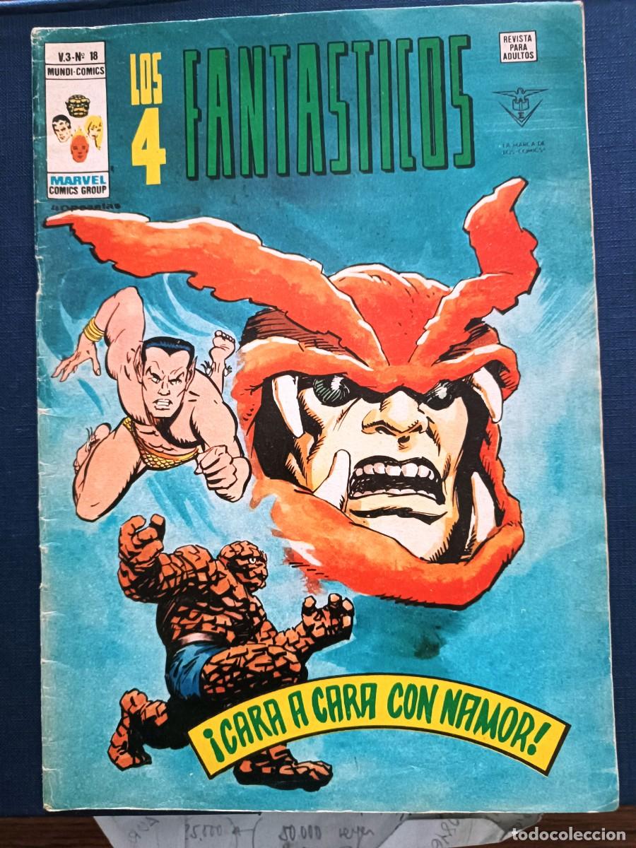 C&oacute;mics: LOS 4 FANTASTICOS VOL.3 N. 18 MARVEL 1977 - Foto 1