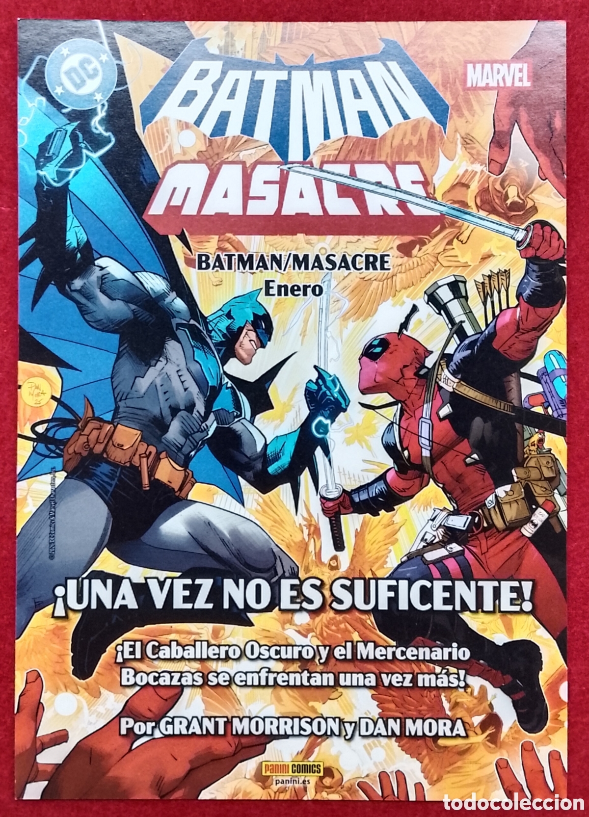 C&oacute;mics: Folleto publicitario lanzamiento comic Batman Masacre - Foto 1