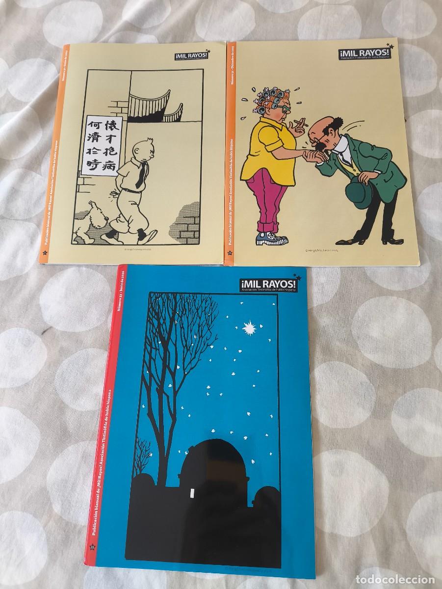 C&oacute;mics: Tintin. Mil Rayos. 3 n&uacute;meros revista Amigos de Herg&eacute;