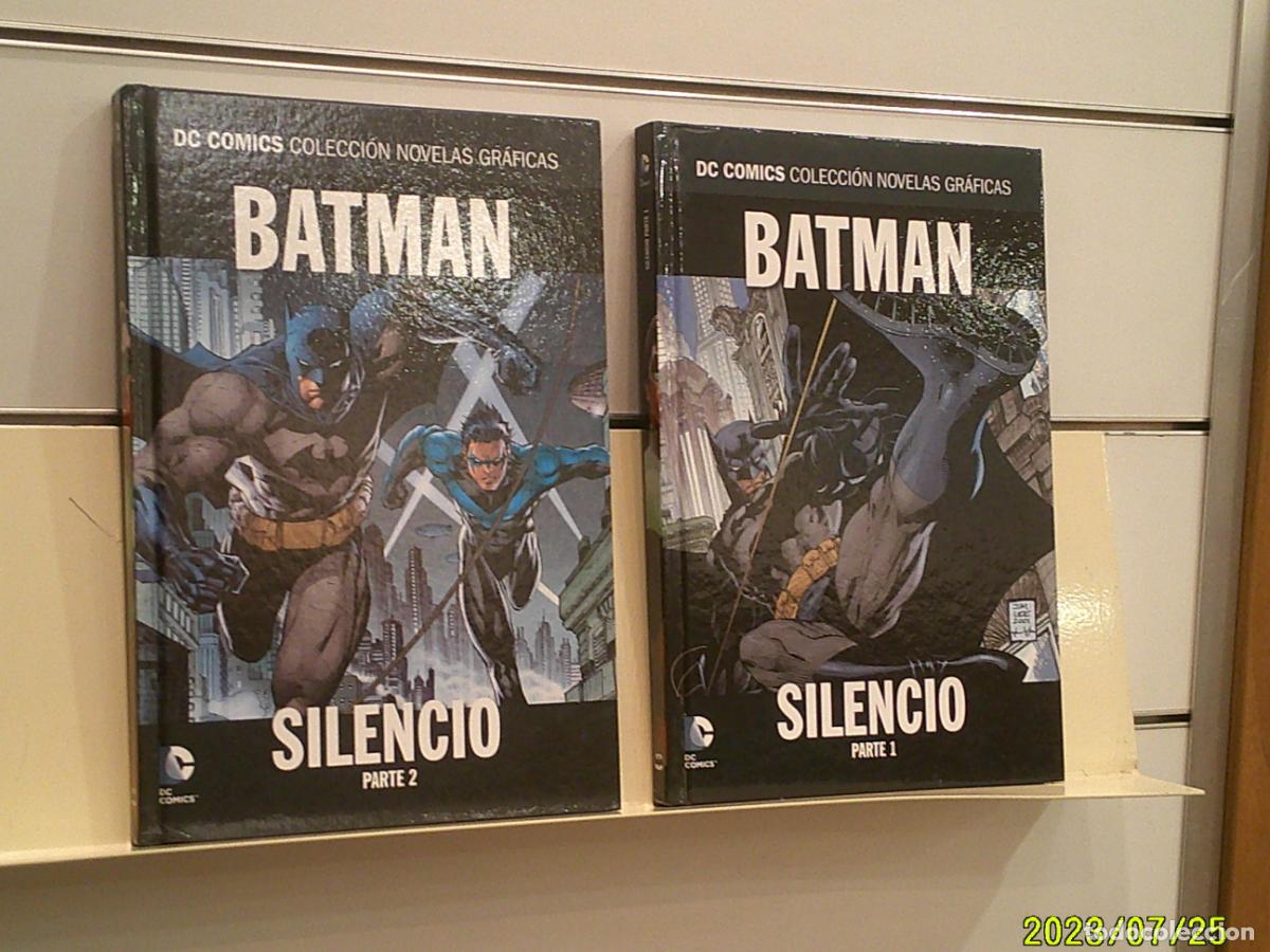 C&oacute;mics: NOVELAS GRAFICAS BATMAN SILENCIO COMPLETA 2 TOMOS TAPA DURA DC - ECC SALVAT OFERTA
