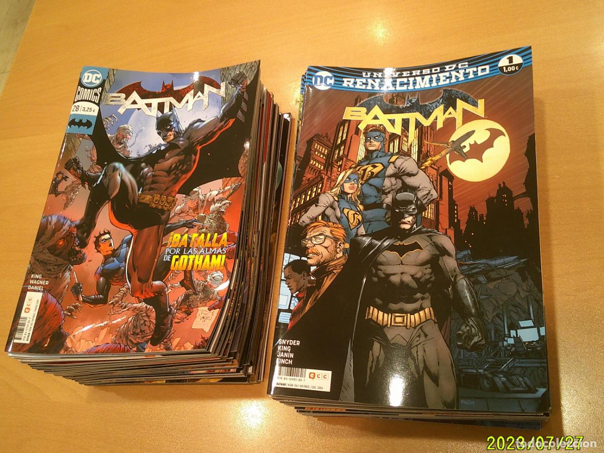 C&oacute;mics: BATMAN ETAPA UNIVERSO DC RENACIMIENTO COMPLETA 58 NUMEROS - ECC OCASION