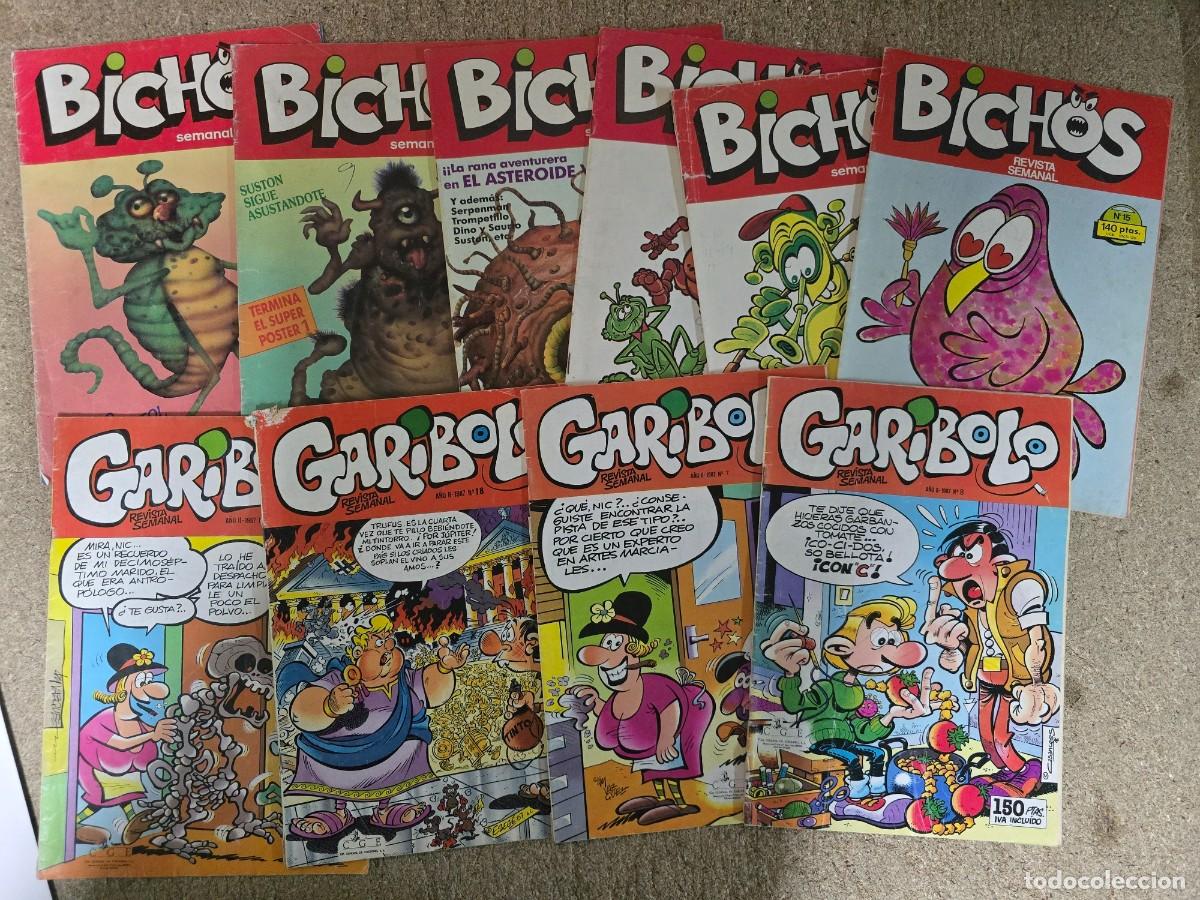 C&oacute;mics: Garibolo y bichos lote 10 Tebeos.General de Ediciones