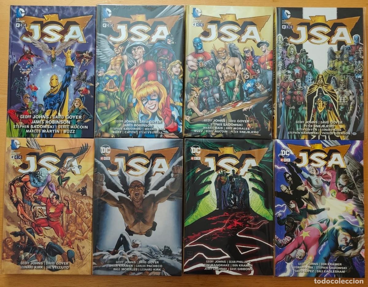 C&oacute;mics: JSA DE GEOFF JOHNS 1 A 8 (COMPLETA). ECC