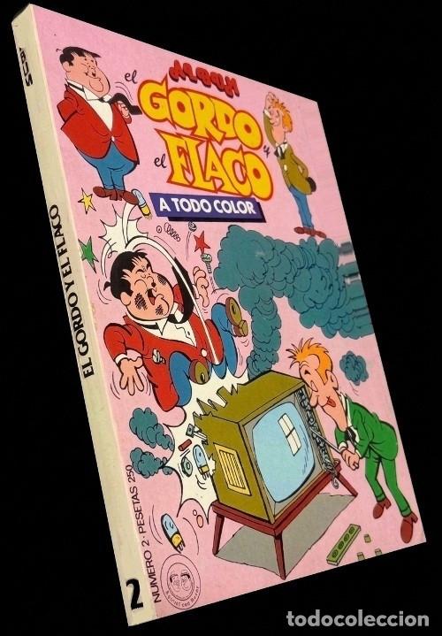 C&oacute;mics: C63 - EL GORDO Y EL FLACO [ALBUM N&ordm; 2]. A TODO COLOR. COMIC. TEBEO. A&Ntilde;O 1980.