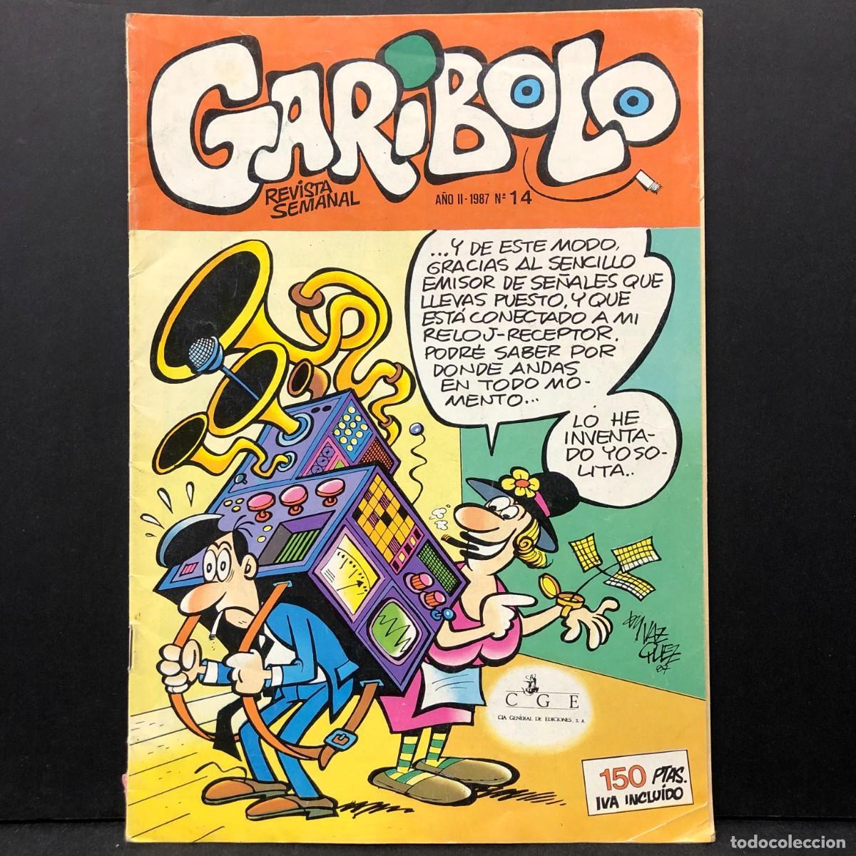 C&oacute;mics: GARIBOLO - REVISTA SEMANAL - A&Ntilde;O II - 1987 - N&ordm;14 - CIA GENERAL DE EDICIONES / 1312