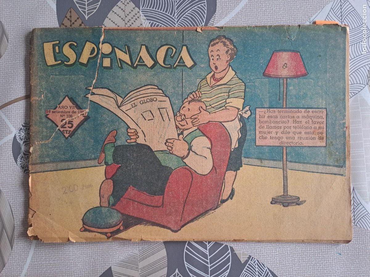 C&oacute;mics: Espinaca 336, Manuel Lainez Bolsa DA