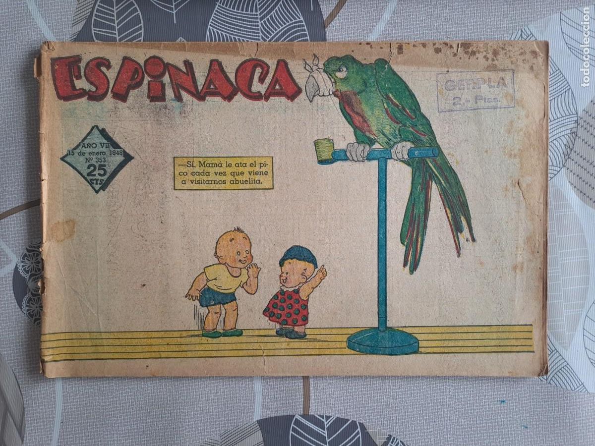 C&oacute;mics: Espinaca 353, Manuel Lainez Bolsa DA