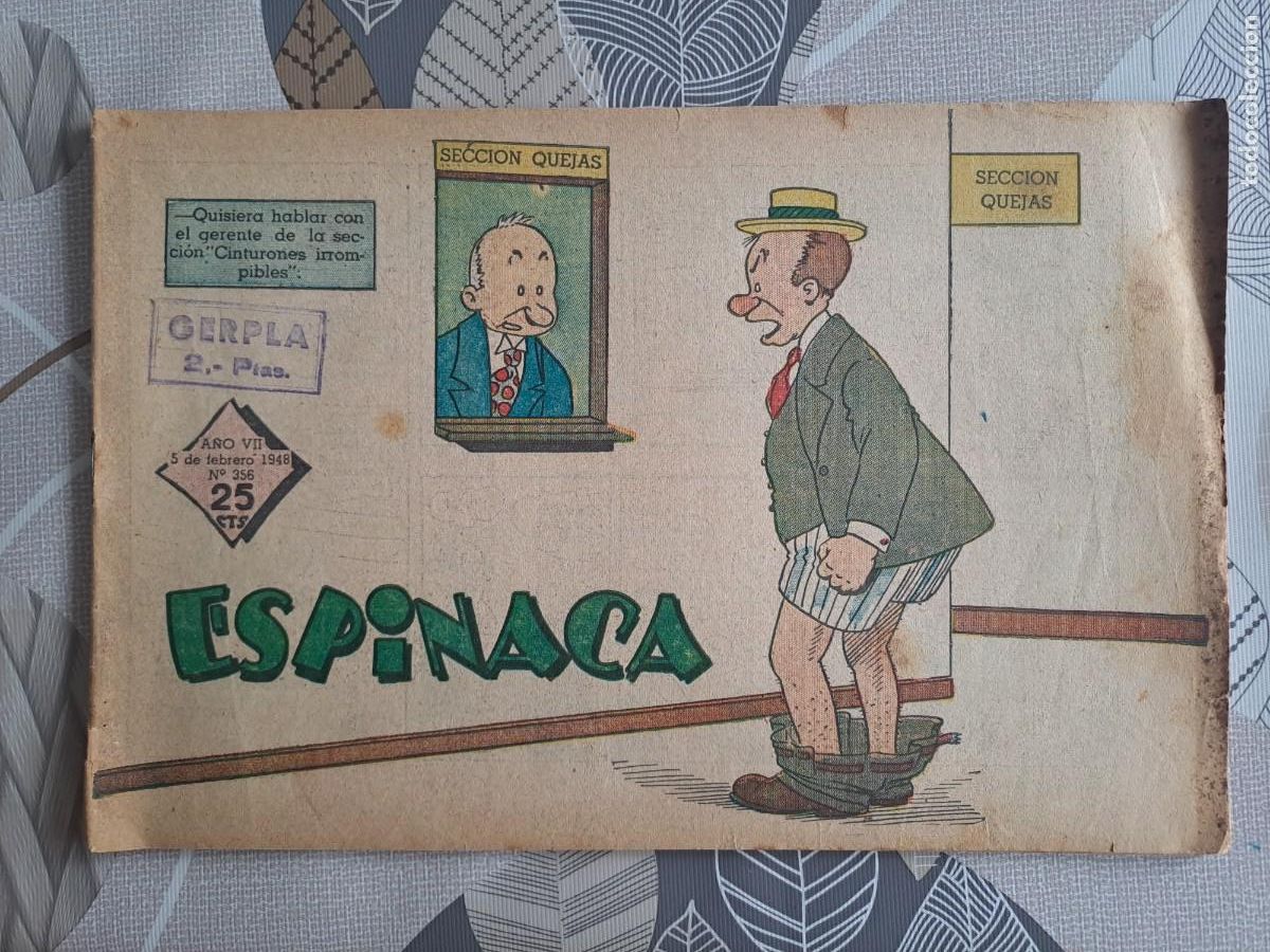 C&oacute;mics: Espinaca 356, Manuel Lainez Bolsa DA - Foto 1