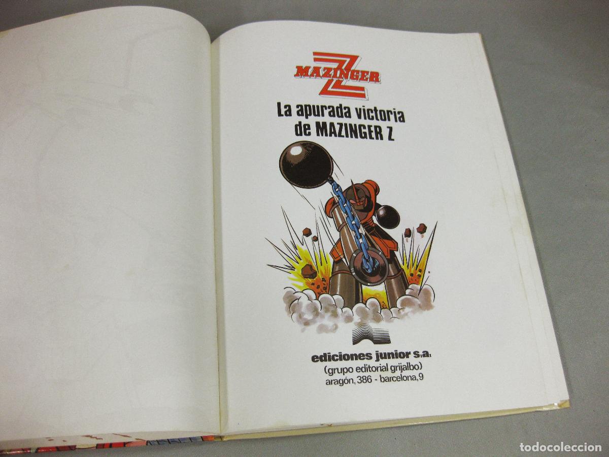 C&oacute;mics: COMIC DE MAZINGER Z. LA APURADA VICTORIA. EDICIONES JUNIOR. - Foto 3