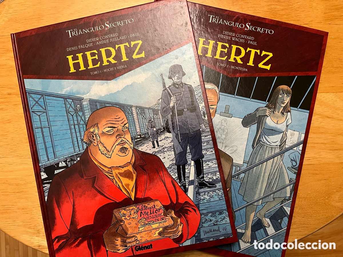 C&oacute;mics: Hertz, dos tomos, el tri&aacute;ngulo secreto comic
