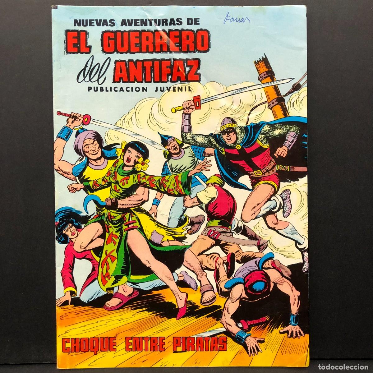 C&oacute;mics: EL GUERRERO DEL ANTIFAZ - ACOSADOS POR LOS JINETES NEGROS- PUBLI JUVENIL - N&ordm;7 - EDIVAL / 1413