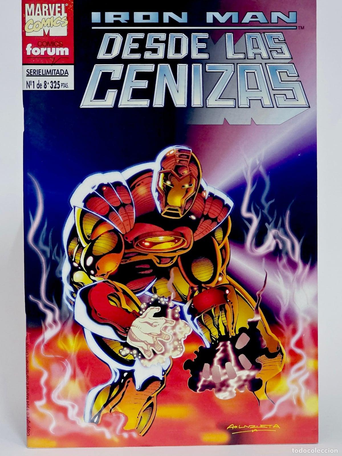 C&oacute;mics: COLECCI&Oacute;N COMPLETA IRON MAN DESDE LAS CENIZAS C&Oacute;MICS FORUM MARVEL EXCELENTE ESTADO - Foto 1