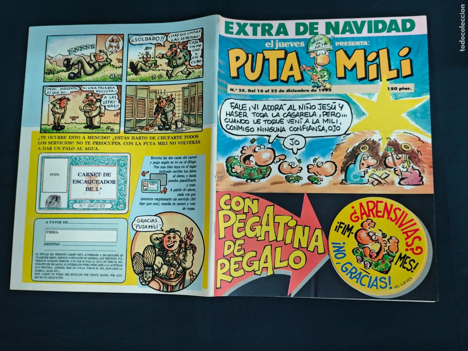 C&oacute;mics: EL JUEVES PRESENTA: PUTA MILI - N&ordm; 25 - INCLUYE LA PEGATINA DE LA PORTADA