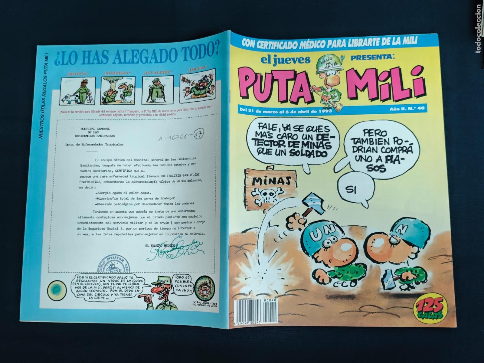 C&oacute;mics: EL JUEVES PRESENTA: PUTA MILI - N&ordm; 40 - - Foto 1