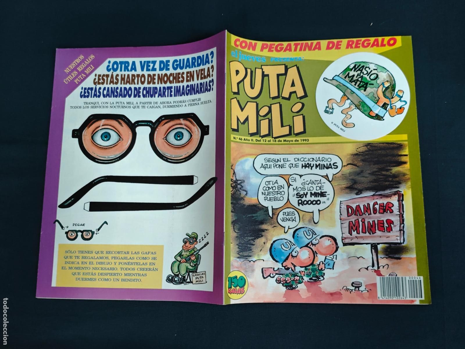 C&oacute;mics: EL JUEVES PRESENTA: PUTA MILI - N&ordm; 46 - INCLUYE PEGATINA DE LA PORTADA