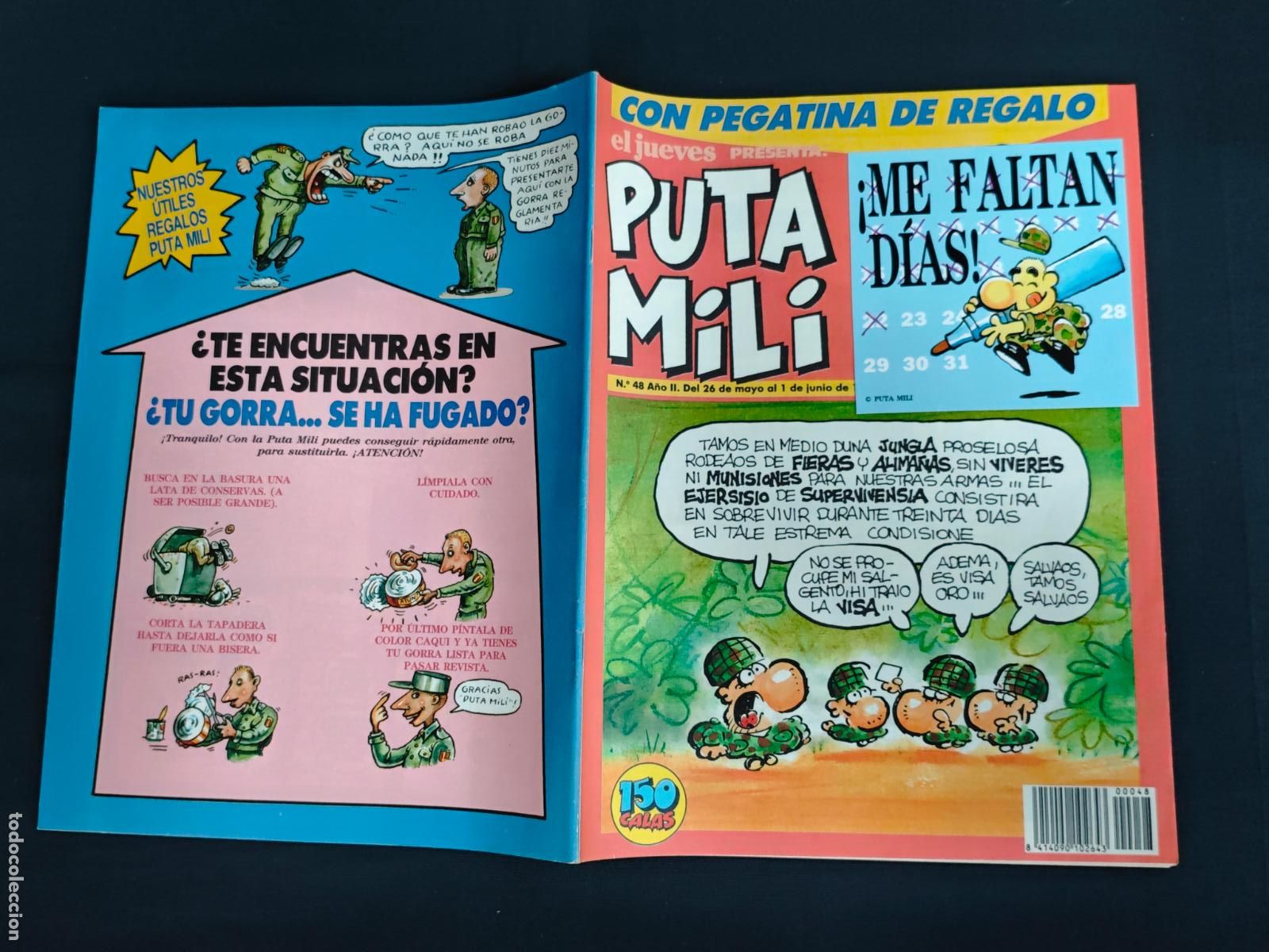 C&oacute;mics: EL JUEVES PRESENTA: PUTA MILI - N&ordm; 48 - INCLUYE PEGATINA DE LA PORTADA