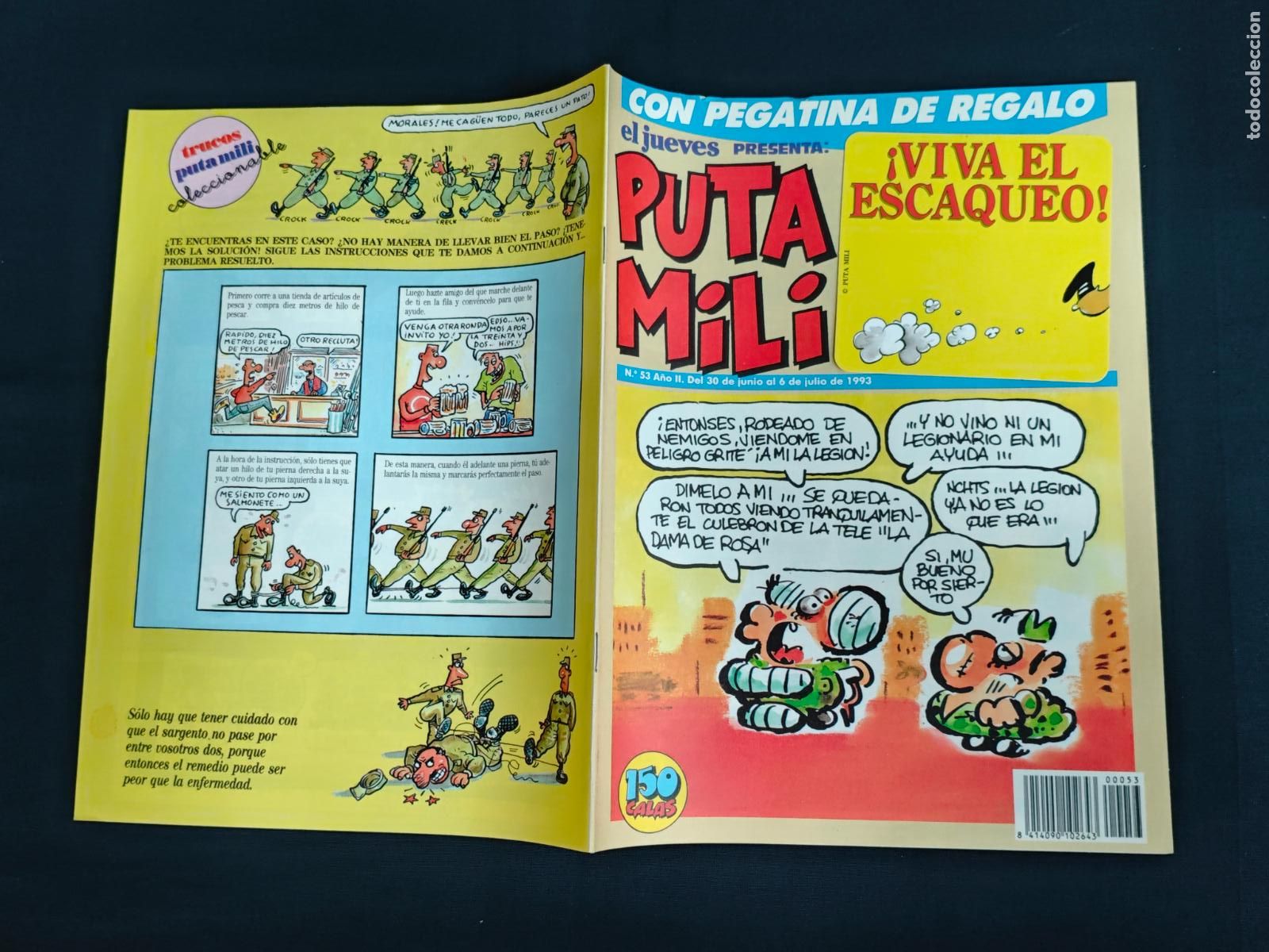 Fumetti: EL JUEVES PRESENTA: PUTA MILI - N&ordm; 53 - INCLUYE PEGATINA DE LA PORTADA -