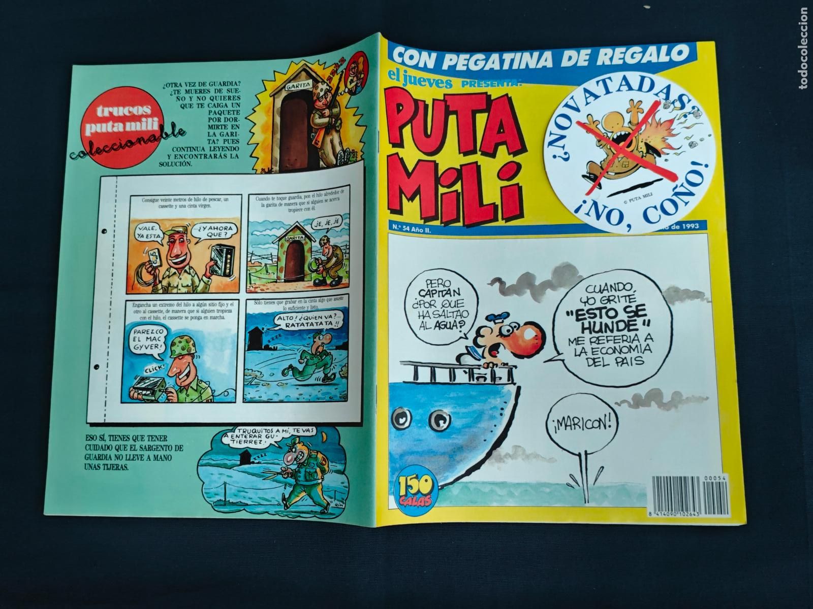 C&oacute;mics: EL JUEVES PRESENTA: PUTA MILI - N&ordm; 54 - INCLUYE PEGATINA DE LA PORTADA -