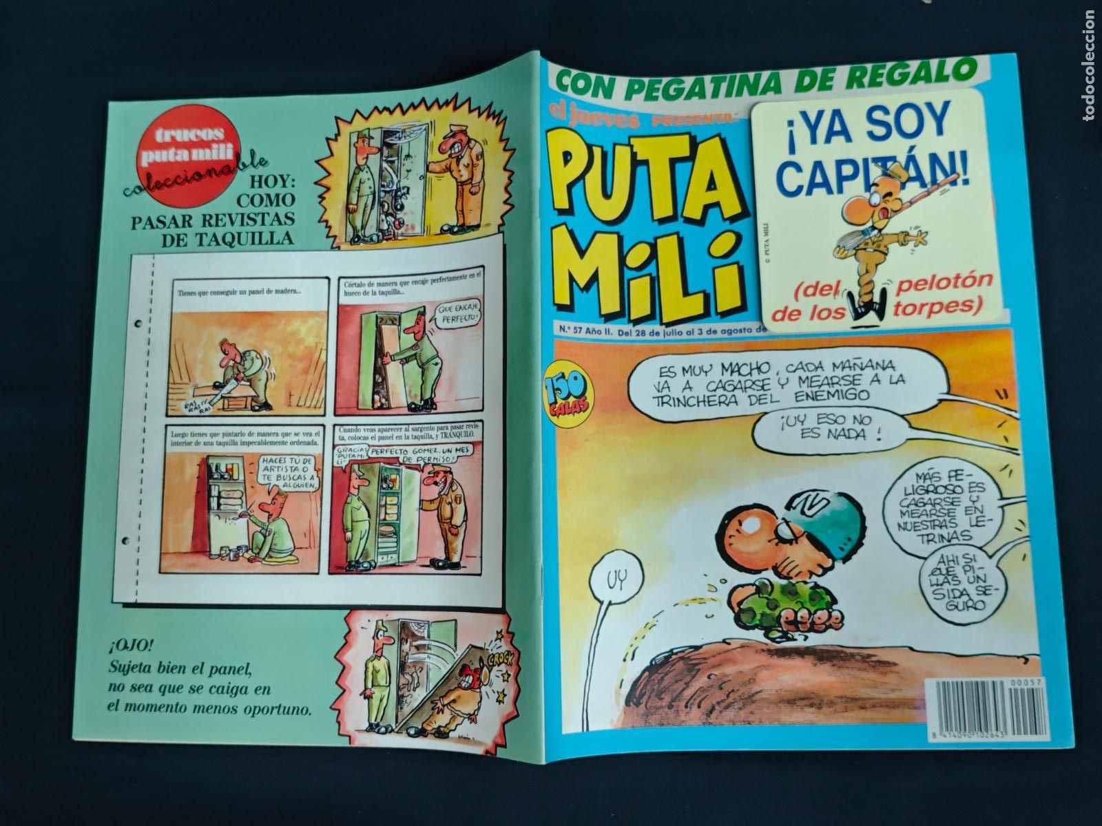 C&oacute;mics: EL JUEVES PRESENTA: PUTA MILI - N&ordm; 57 - INCLUYE PEGATINA DE LA PORTADA -