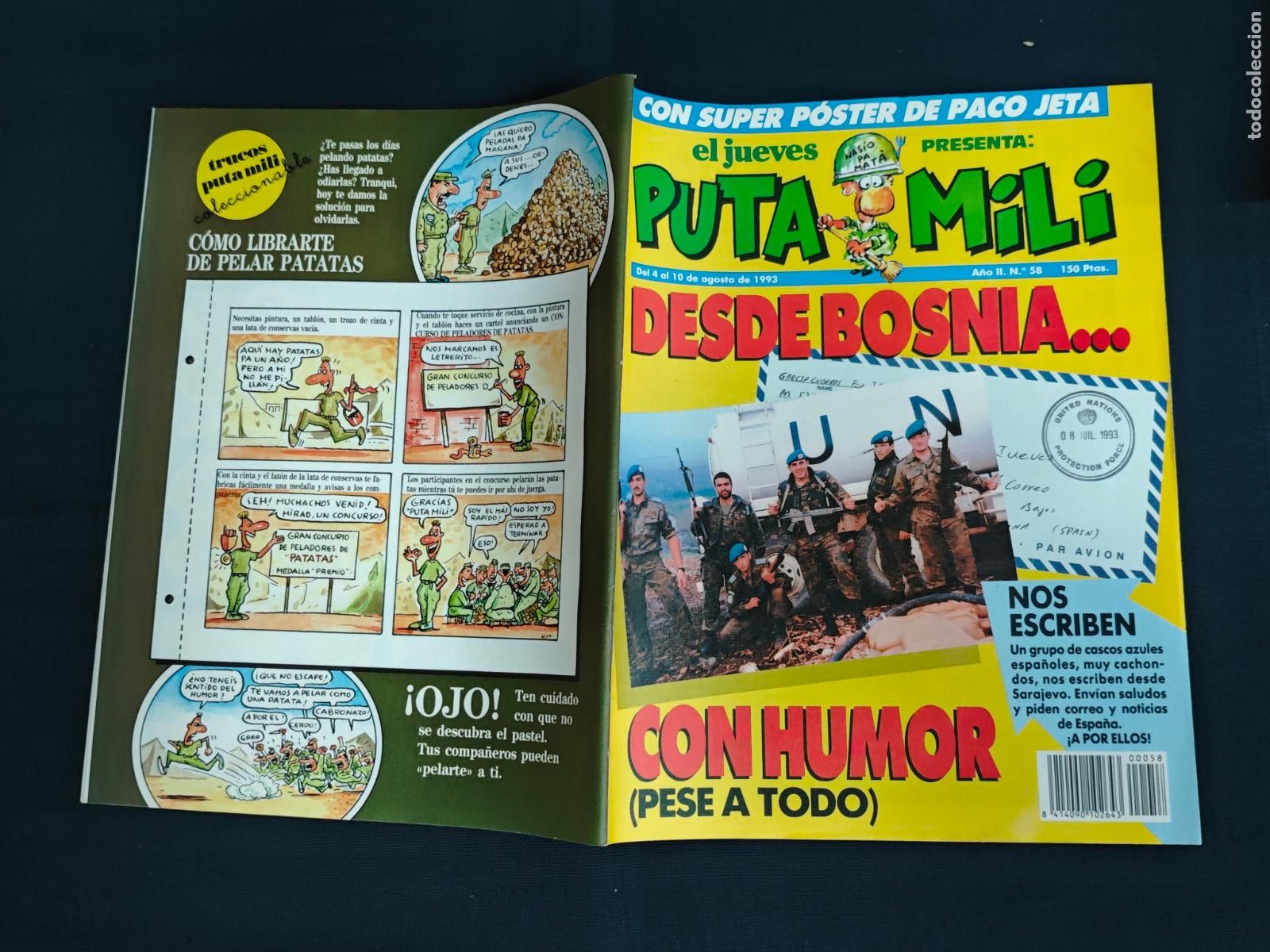 C&oacute;mics: EL JUEVES PRESENTA: PUTA MILI - N&ordm; 58 - INCLUYE SUPER POSTER
