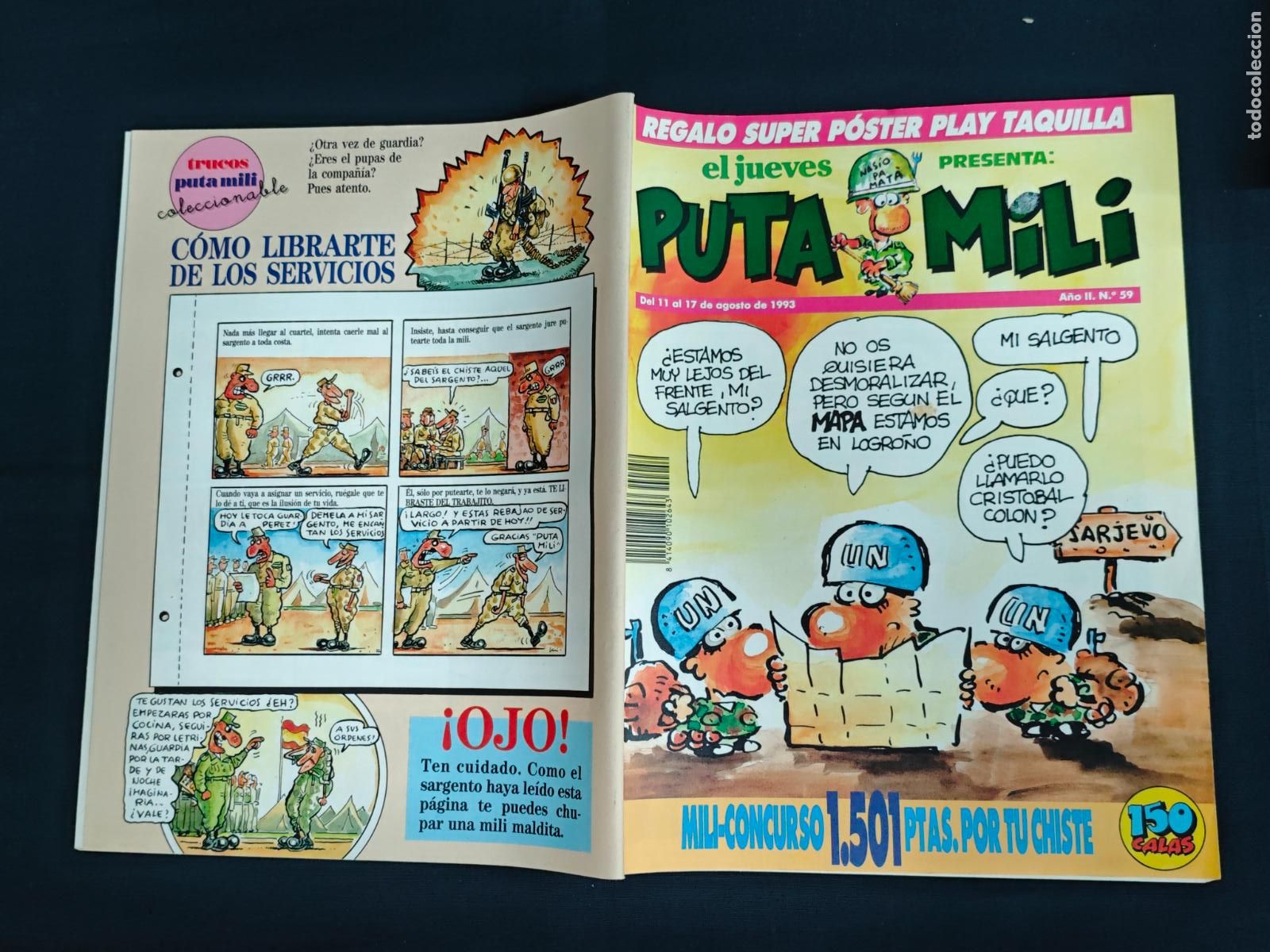 C&oacute;mics: EL JUEVES PRESENTA: PUTA MILI - N&ordm; 59 - NO LLEVA EL SUPER POSTER - Foto 1