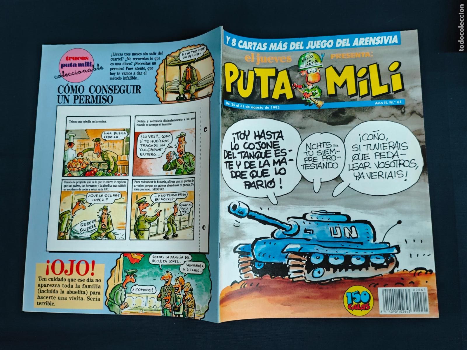 C&oacute;mics: EL JUEVES PRESENTA: PUTA MILI - N&ordm; 61 - NO LLEVA LAS CARTAS