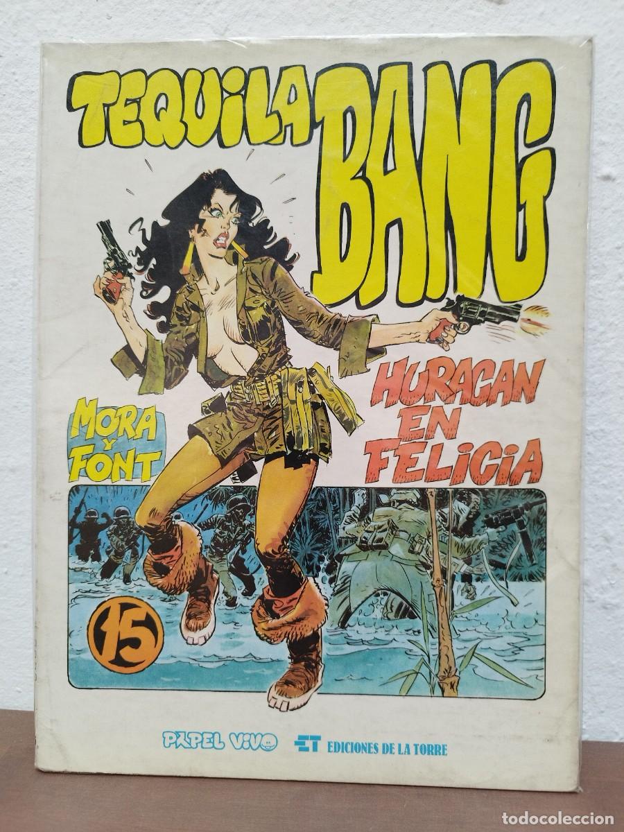C&oacute;mics: C&Oacute;MIC TEQUILA BANG: HURAC&Aacute;N EN FELICIA - V&Iacute;CTOR MORA Y ALFONSO FONT - EDICIONES DE LA TORRE (PAPEL V