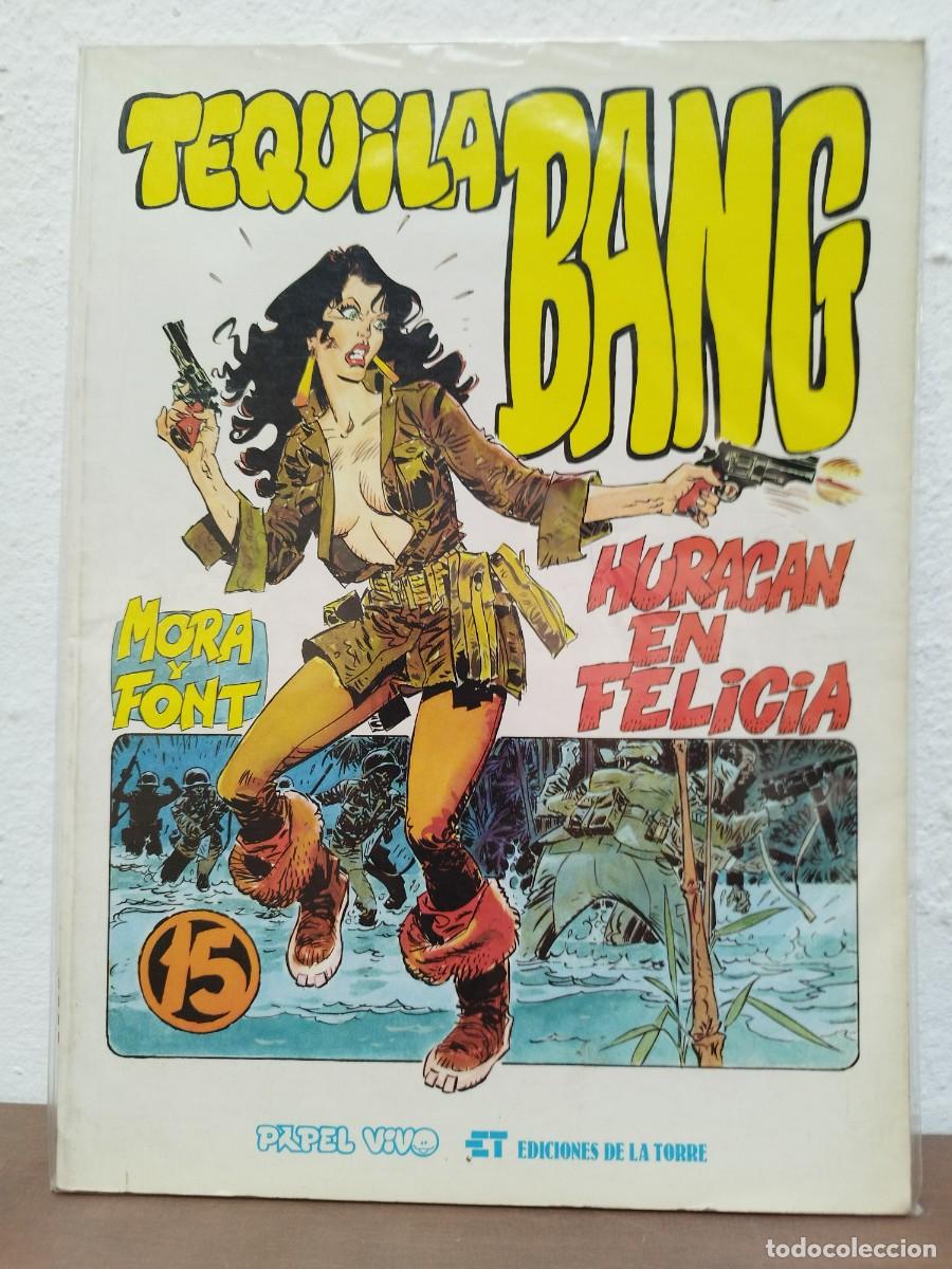 C&oacute;mics: C&Oacute;MIC TEQUILA BANG: HURAC&Aacute;N EN FELICIA - V&Iacute;CTOR MORA Y ALFONSO FONT - EDICIONES DE LA TORRE (PAPEL V