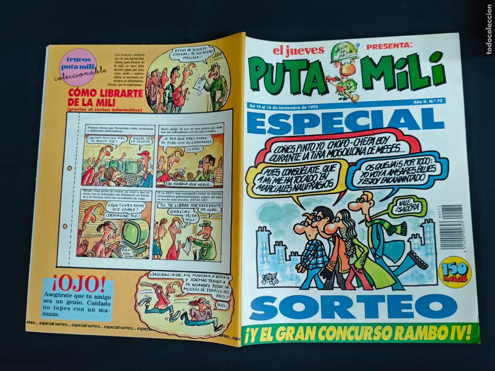 C&oacute;mics: EL JUEVES PRESENTA: PUTA MILI - N&ordm; 72 - LLEVA EL POSTER
