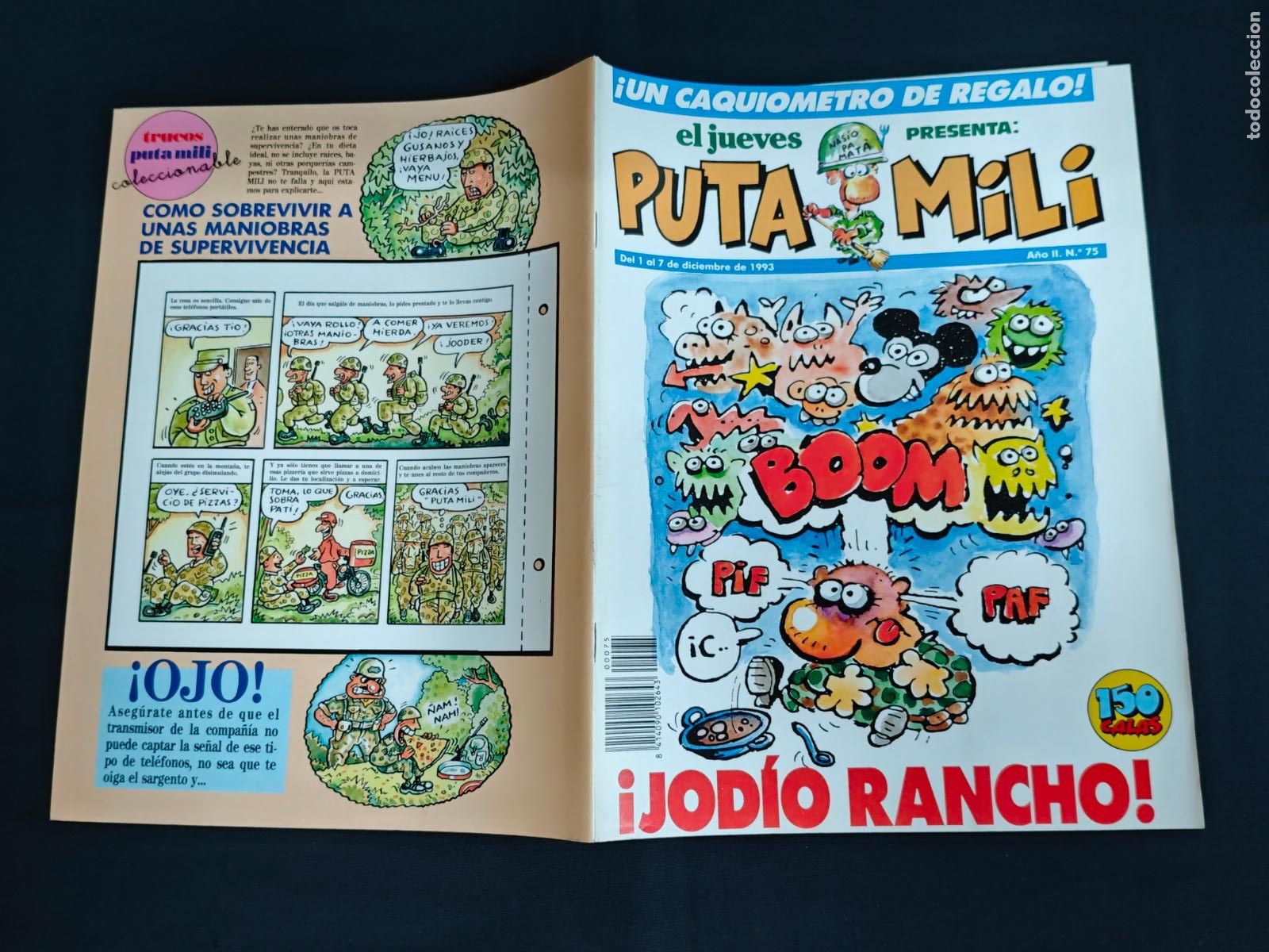 C&oacute;mics: EL JUEVES PRESENTA: PUTA MILI - N&ordm; 75 - INCLUYE EL CAQUIOMETRO (POSTER)