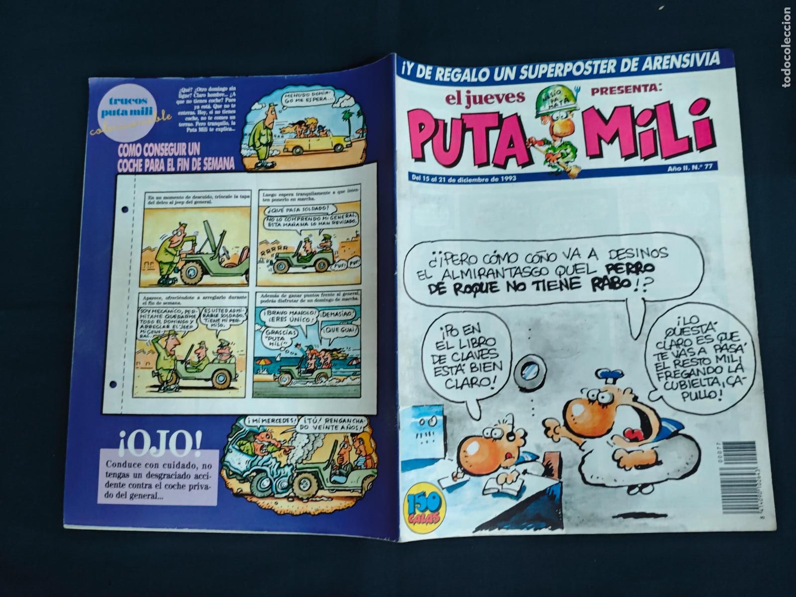 C&oacute;mics: EL JUEVES PRESENTA: PUTA MILI - N&ordm; 77 - INCLUYE EL SUPER POSTER
