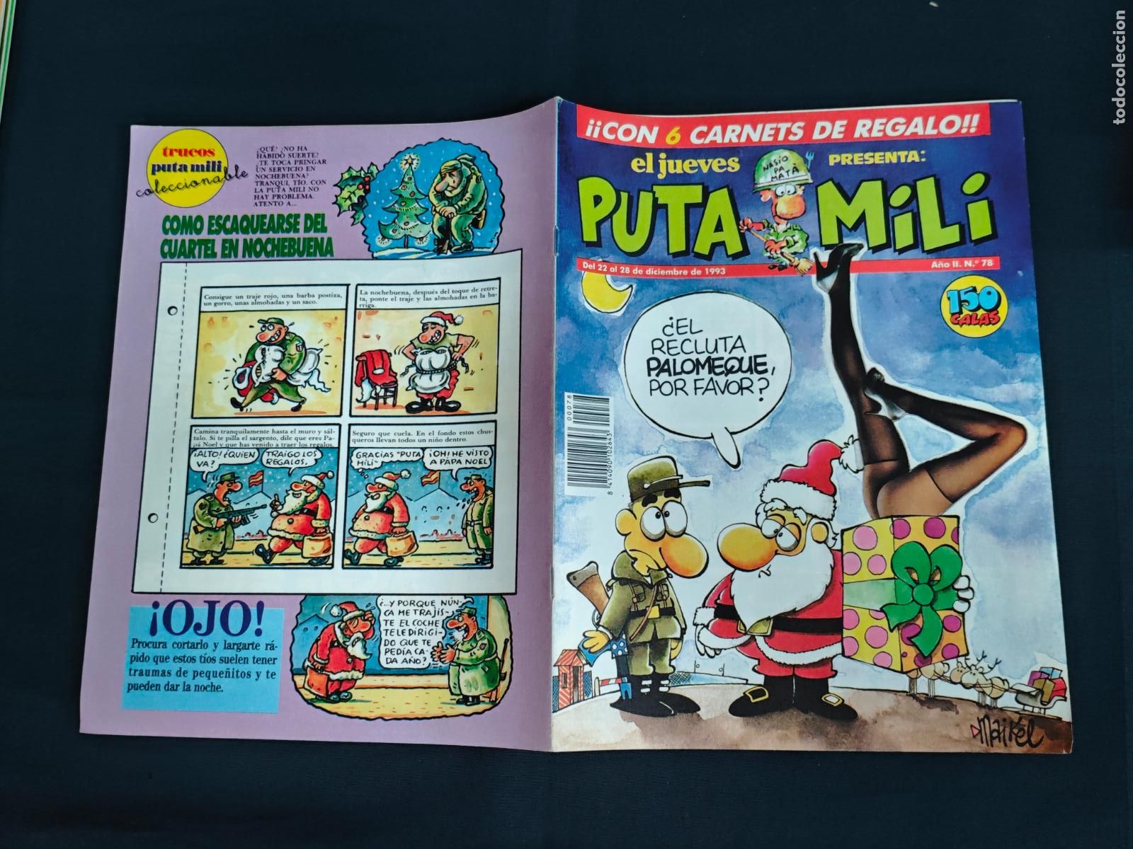 C&oacute;mics: EL JUEVES PRESENTA: PUTA MILI - N&ordm; 78 - INCLUYE LOS 6 CARNETS