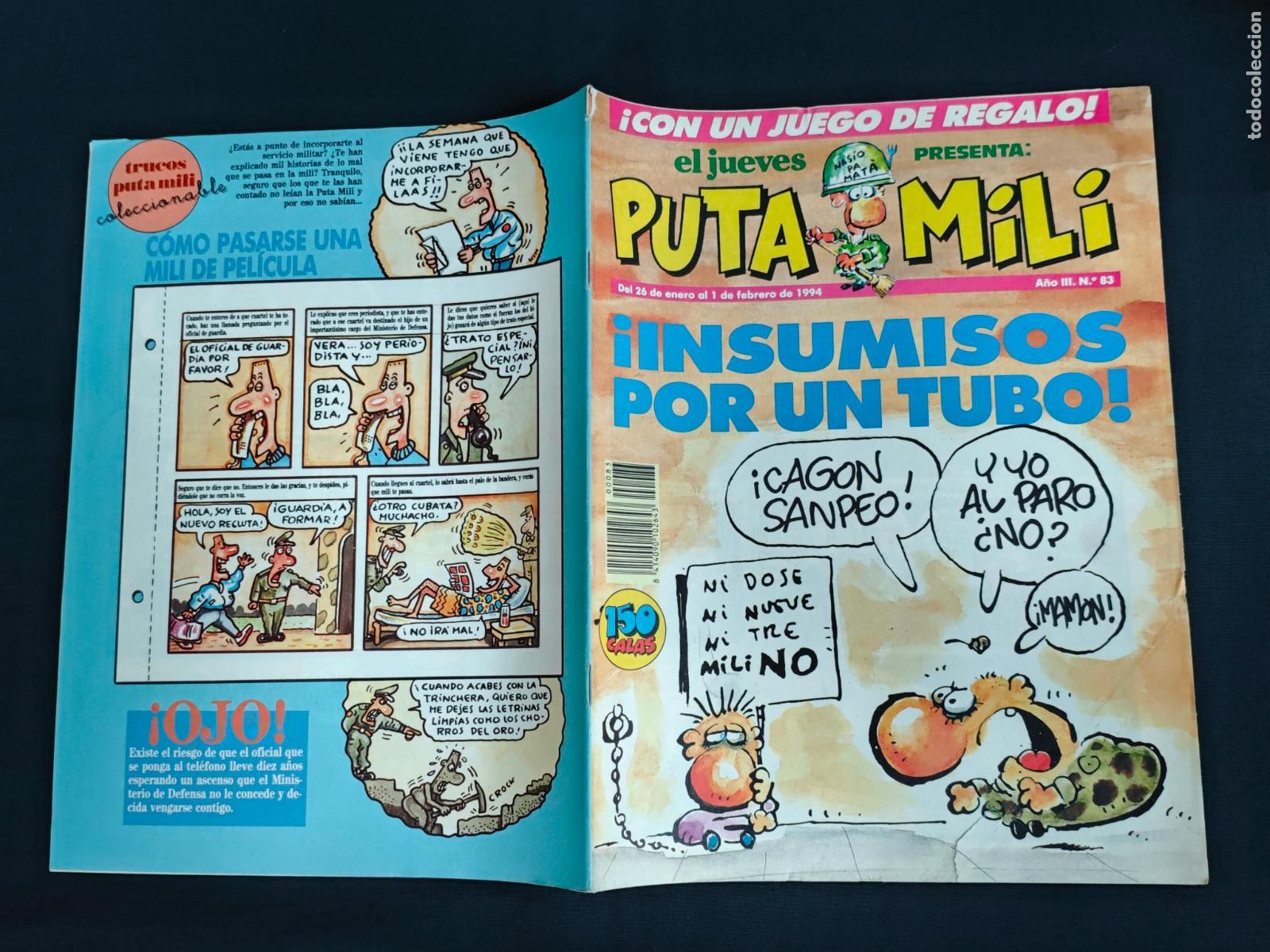 C&oacute;mics: EL JUEVES PRESENTA: PUTA MILI - N&ordm; 83 - NO LLEVA EL JUEGO