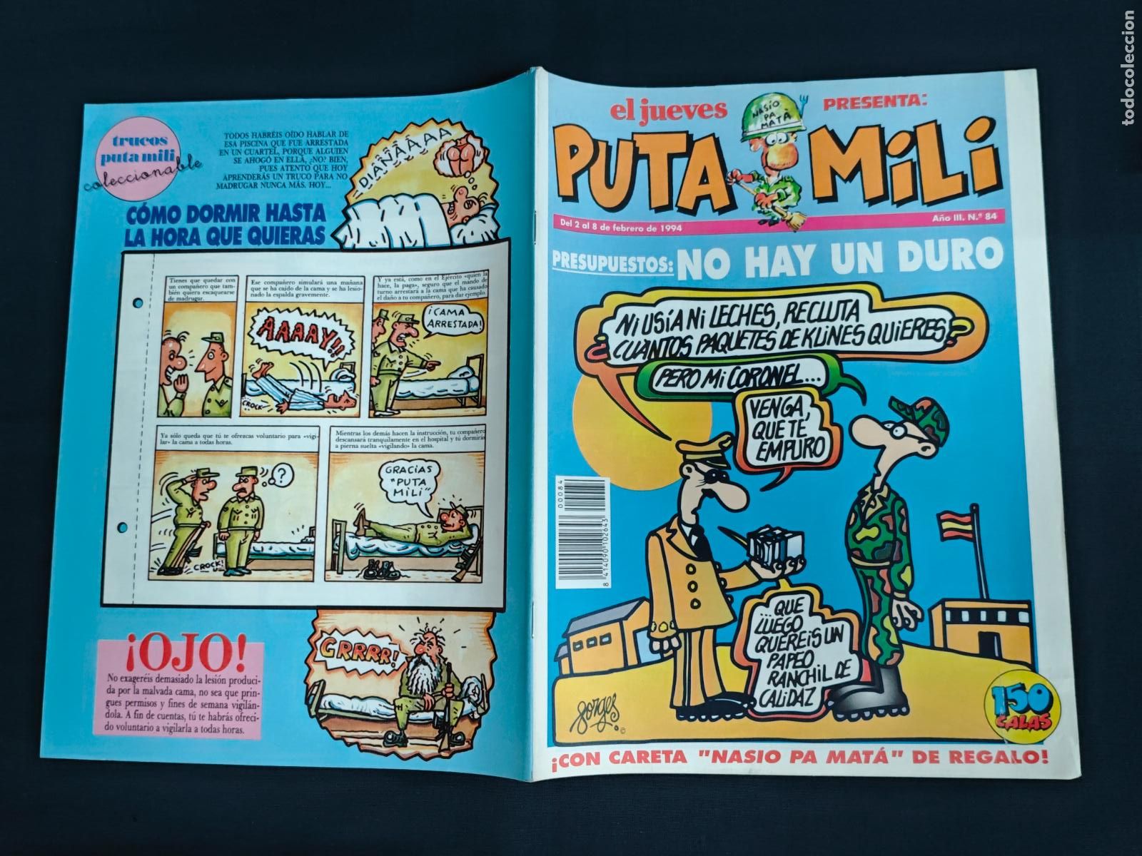 C&oacute;mics: EL JUEVES PRESENTA: PUTA MILI - N&ordm; 84 - NO LLEVA LA CARETA