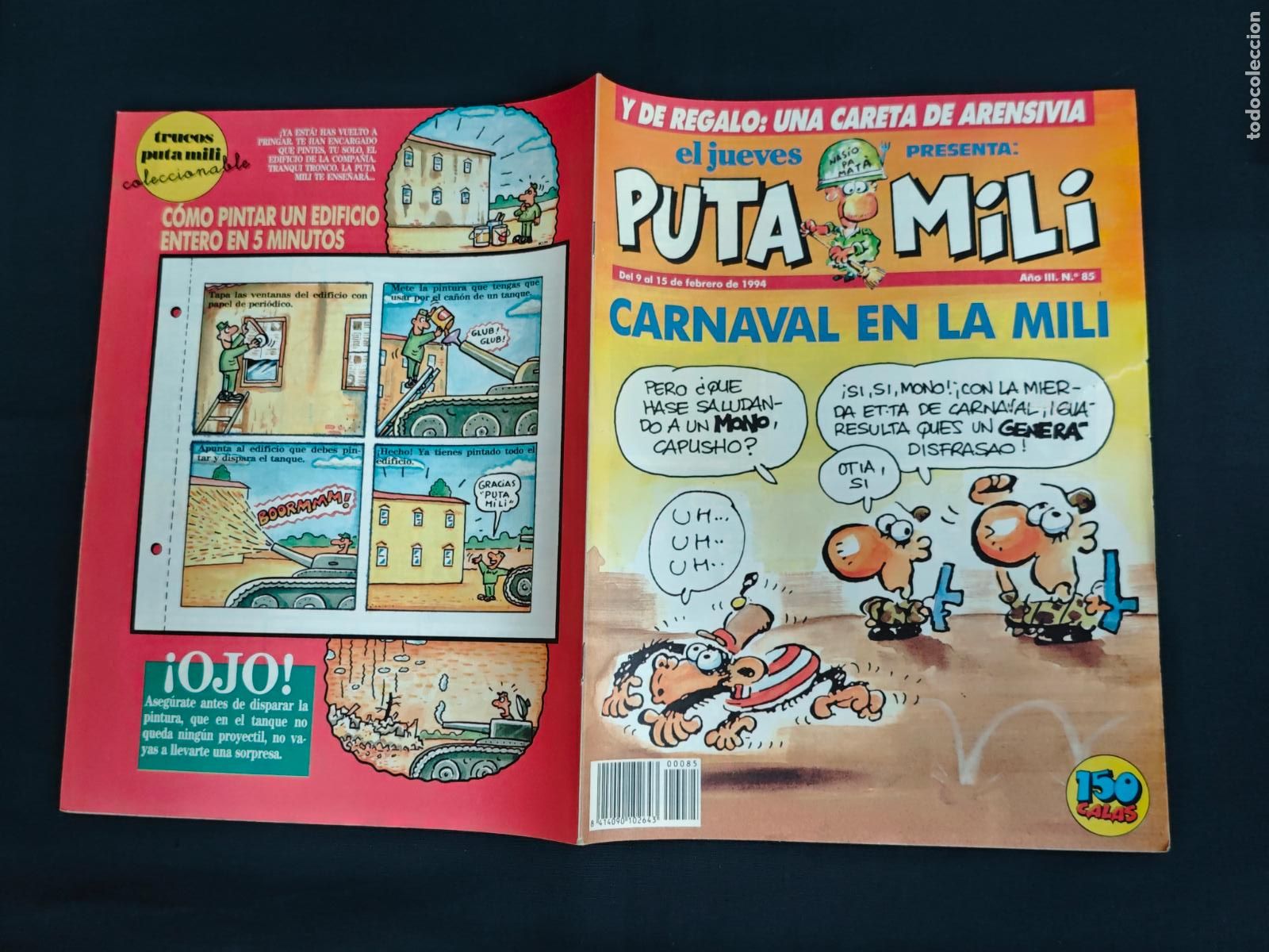 C&oacute;mics: EL JUEVES PRESENTA: PUTA MILI - N&ordm; 85 - NO LLEVA LA CARETA